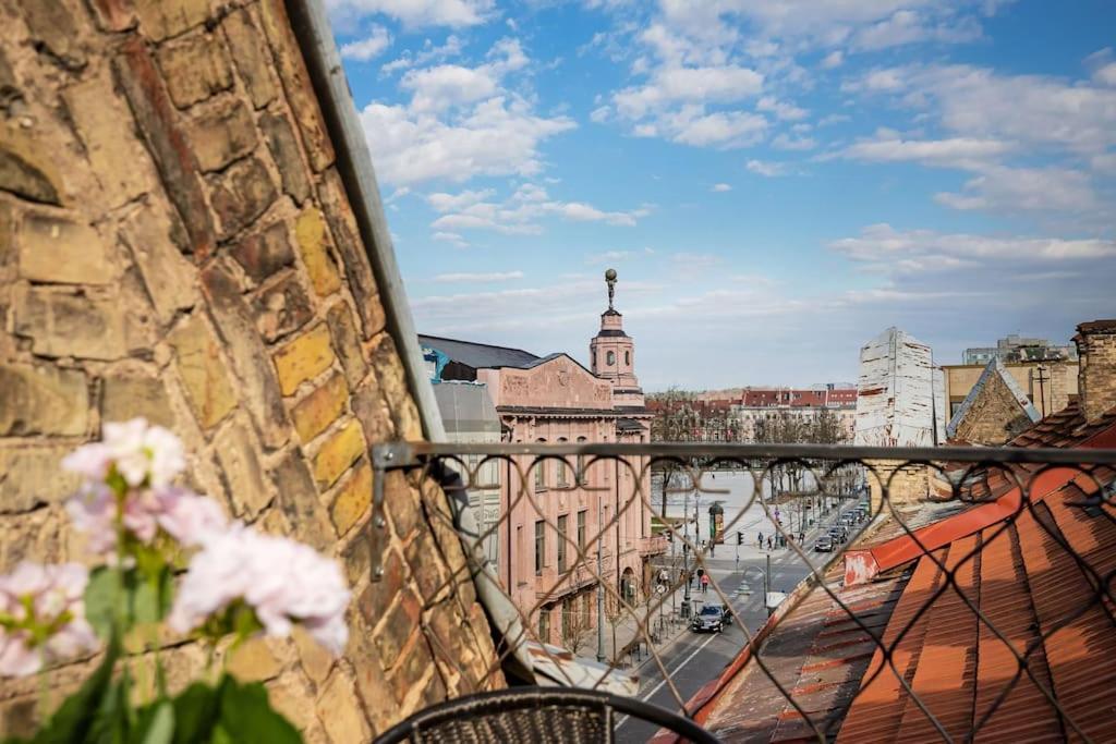 Luxury Apartment In Gediminas Avenue With Terrace Vilnius Exterior foto